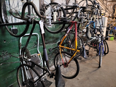 Donate bicycles and parts